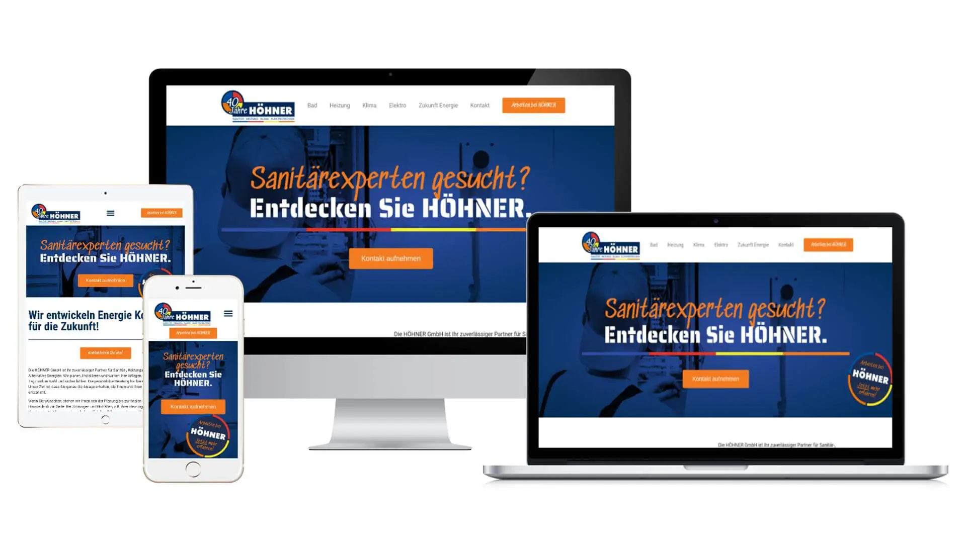 Recruiting-Website für SHK-Fachmann in Düsseldorf