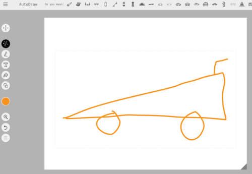 autodraw rennwagen 1