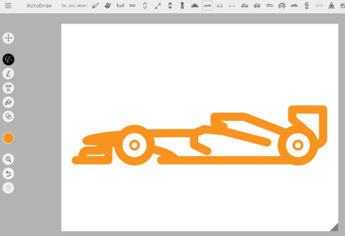 autodraw rennwagen 2