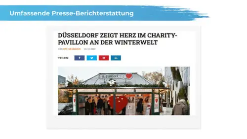 Düsseldorf zeigt Herz in den Medien