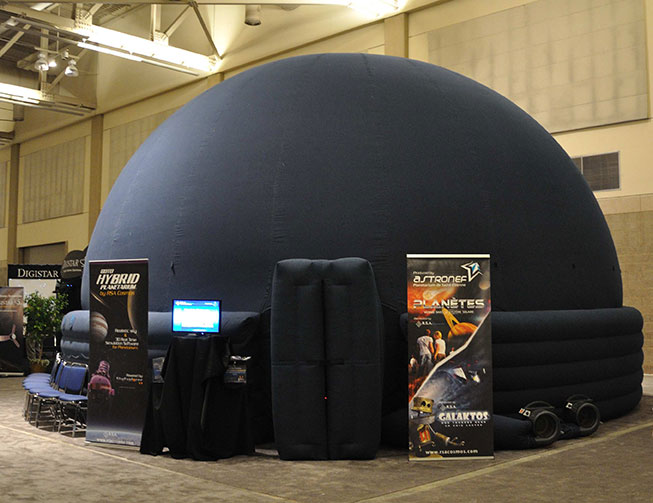Keyvisual des Galileum Solingen|Das mobile Planetarium des Galileum Solingen